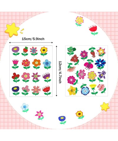 96 Pieces Spring Flowers Stickers for Spring Decorations Scrapbooking Stickers Flowers Planner Stickers Self-Adhesive Sticker...