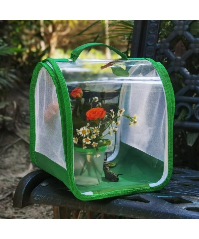 Small Butterfly Habitat Insect Mesh Cage Caterpillar Enclosure Critter Cage Bug Terrarium Portable Carry Handle 8 x 8 x 8 Inc...