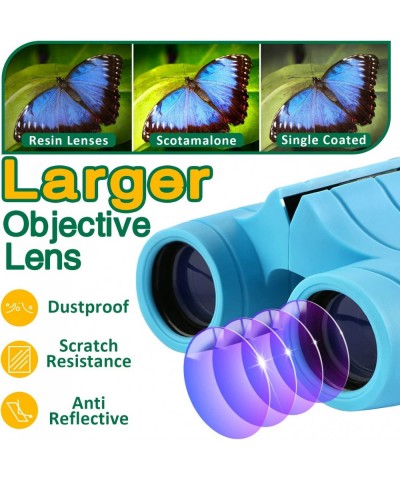 Binoculars for Kids with Compass 8x21 Children Toy Real Binocular Gifts for 3-12 Years Boys Girls High Resolution Shockproof ...