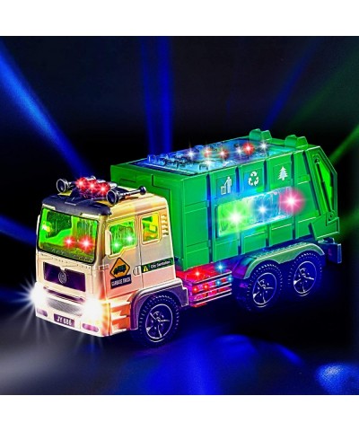 Toy Garbage Truck for Kids with 4D Lights and Sounds - Battery Operated Automatic Bump & Go Car - Sanitation Truck Stickers $...