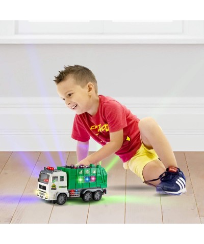 Toy Garbage Truck for Kids with 4D Lights and Sounds - Battery Operated Automatic Bump & Go Car - Sanitation Truck Stickers $...