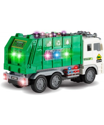 Toy Garbage Truck for Kids with 4D Lights and Sounds - Battery Operated Automatic Bump & Go Car - Sanitation Truck Stickers $...