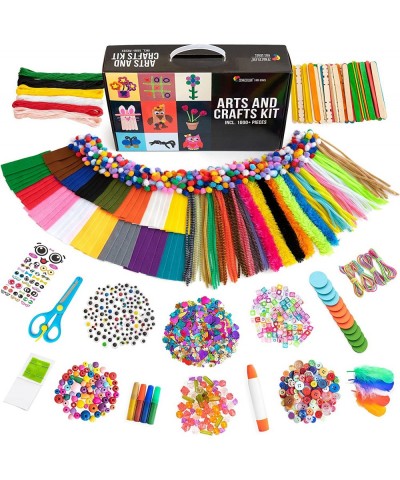 Craft Kit with 1000+ Pieces for Arts and Crafts with Ebook - Make Your own Toys $52.26 Kids' Drawing & Writing Boards