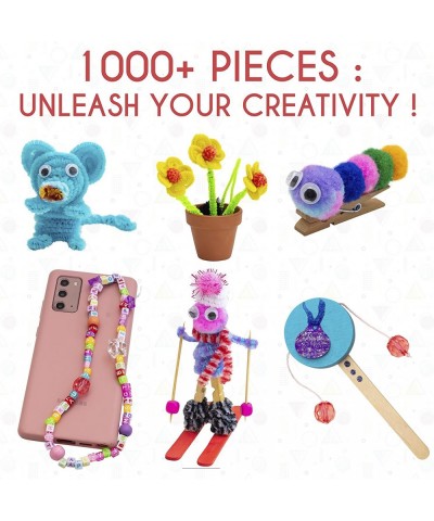 Craft Kit with 1000+ Pieces for Arts and Crafts with Ebook - Make Your own Toys $52.26 Kids' Drawing & Writing Boards