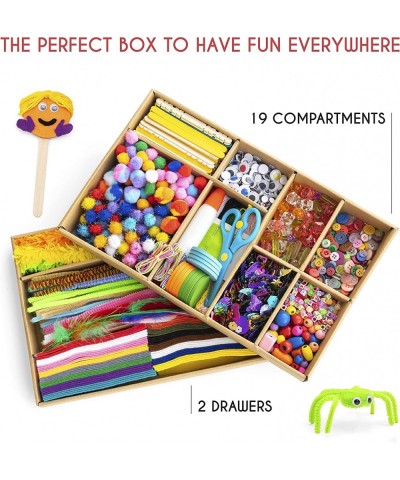 Craft Kit with 1000+ Pieces for Arts and Crafts with Ebook - Make Your own Toys $52.26 Kids' Drawing & Writing Boards