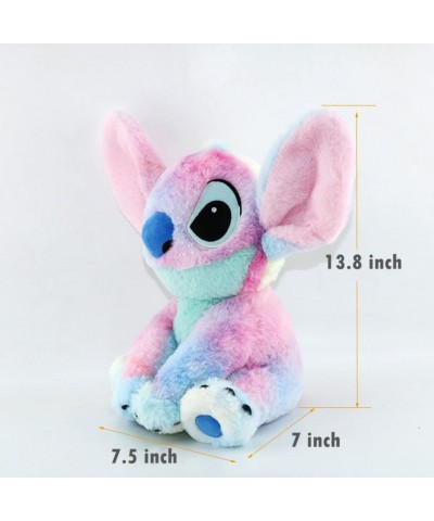 Stitch Plush Stuffed Toys Rainbow Stitch Figure Plushie Dolls Stitch Gift Soft and Cuddly Plush Cuddle Pillow Buddy Stitch Gi...