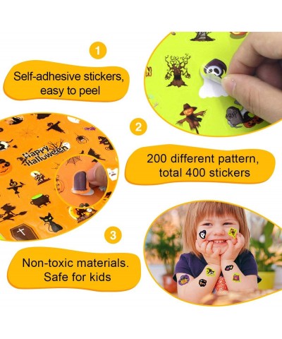 Halloween Stickers for Kids 400 Assortment Stickers for Party Favors Treats Classroom Crafts 8 Sheets $15.55 Kids' Stickers