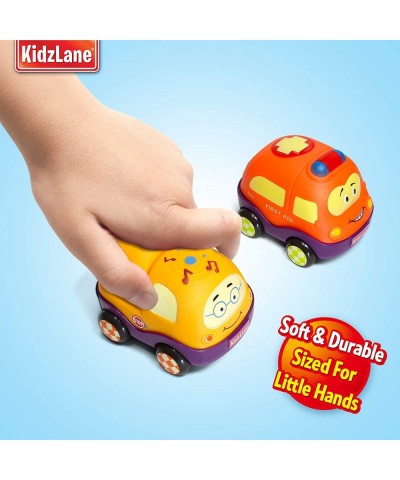 Pull Back Cars for Toddlers | Baby Toy Cars for 1 to 3 Year Old Boy or Girl | Soft & Sturdy Pull Back Car Toys | Set of 4 | T...