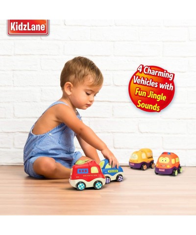 Pull Back Cars for Toddlers | Baby Toy Cars for 1 to 3 Year Old Boy or Girl | Soft & Sturdy Pull Back Car Toys | Set of 4 | T...