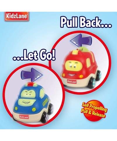 Pull Back Cars for Toddlers | Baby Toy Cars for 1 to 3 Year Old Boy or Girl | Soft & Sturdy Pull Back Car Toys | Set of 4 | T...