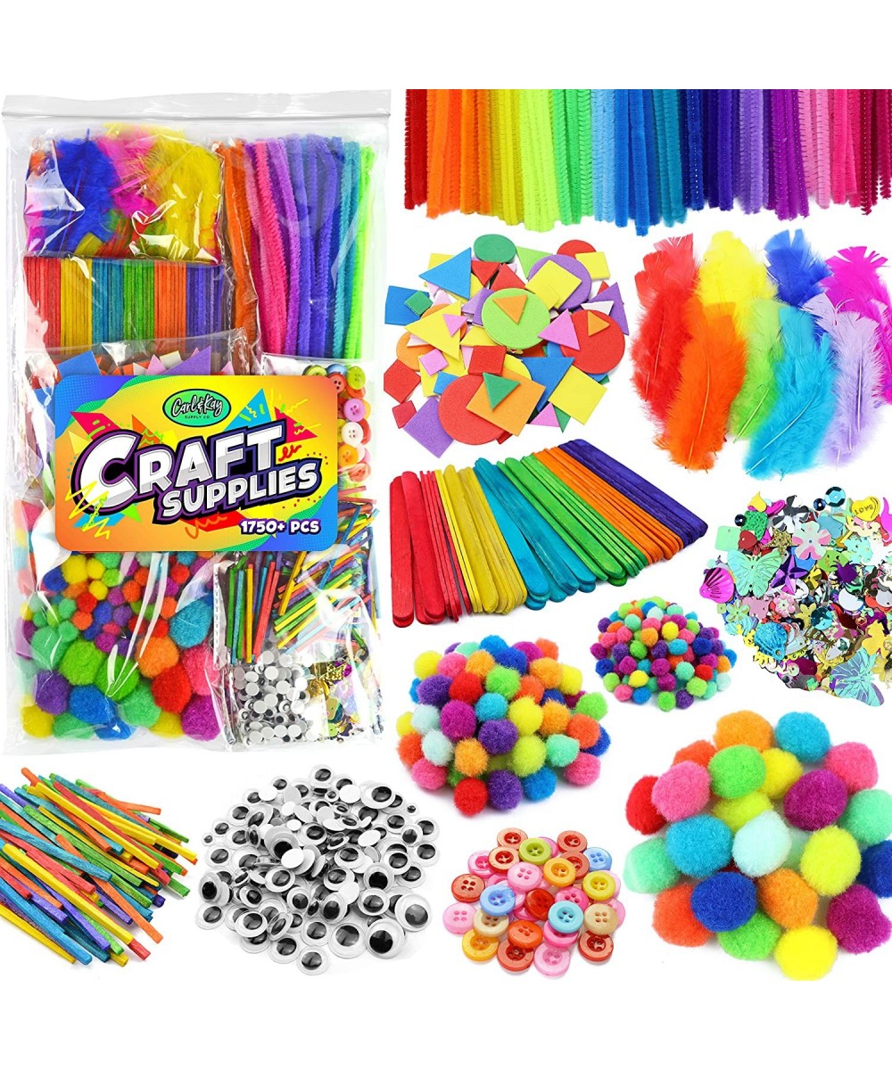 Arts & Crafts Supplies for Kids Crafts - Kids Craft Supplies & Materials - Kids Art Supplies for Kids - Arts and Crafts Kit f...