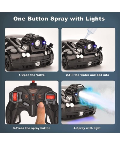 New RC Transformers Sprayed Car for Boys 4-7 Remote Control Robot with Water Mist Light Deformation Car Toys with One Button ...