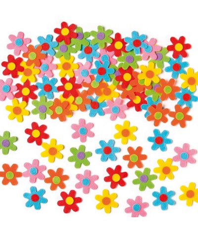 EV1563 Self Adhesive Flower Felt Stickers For Kids to Decorate Collage Cards & Craft (Pack of 60) 3cm Assorted $16.58 Kids' S...