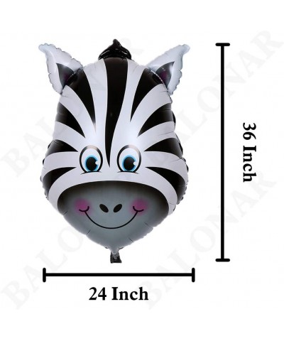 5pcs 32 Inch Tiger Lion Zebra Monkey Graffe Foil Balloons Animal Balloons for Child Birthday Party Supplies Cute Baby Shower ...