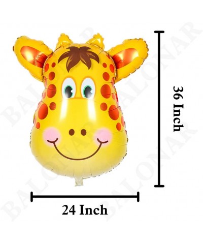 5pcs 32 Inch Tiger Lion Zebra Monkey Graffe Foil Balloons Animal Balloons for Child Birthday Party Supplies Cute Baby Shower ...