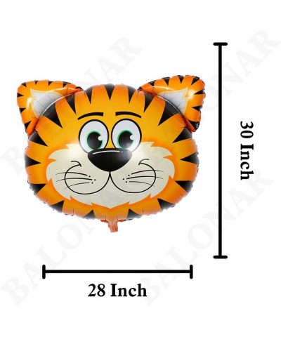 5pcs 32 Inch Tiger Lion Zebra Monkey Graffe Foil Balloons Animal Balloons for Child Birthday Party Supplies Cute Baby Shower ...