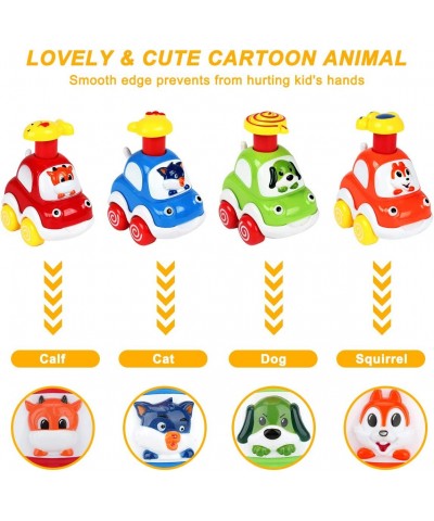 Toy Cars Press and Go Toy Vehicles Friction Powered Cars Cartoon Animal Vehicle Playsets Toddlers Cars Baby Toys Birthday Gif...