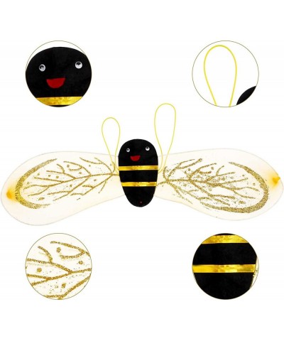 Bumble Bee Costume for Girls Kids Bee Fairy Dress with Bee Antenna Headband and Bee Wings for Halloween Xmas Party $51.18 Kid...