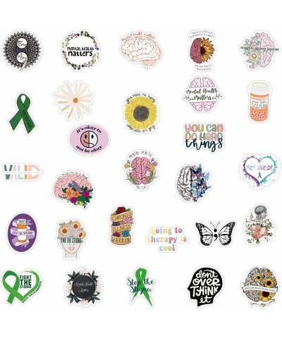 50PCS Mental Health Awareness Stickers Waterbottle Stickers Laptop Stickers Vinyl Stickers(Mental Health) $14.43 Kids' Stickers