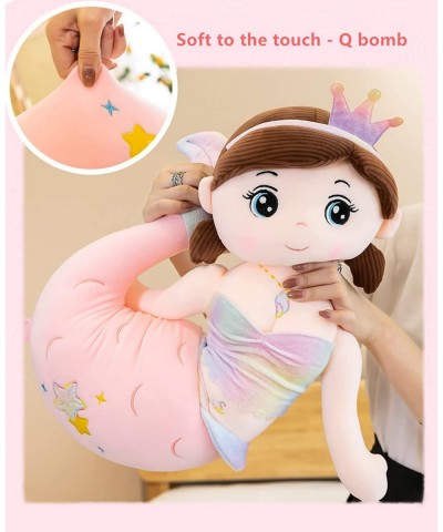 Cute Colorful Mermaid Princess Plush Toy Pillow 80 cm Kawaii Super Soft Large Dolls Big Kids Animal Plushie Toys Figure Toy f...