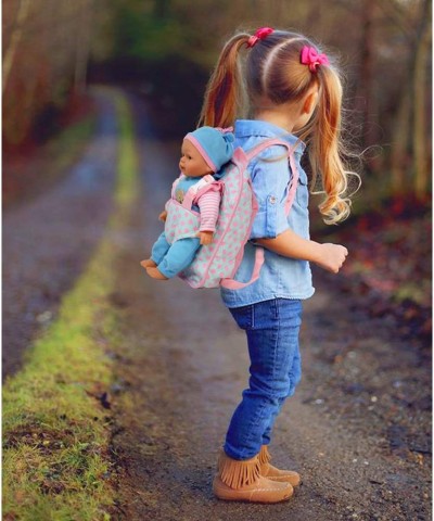 13" Soft Baby Doll with Take Along Pink Doll Backpack Carrier Briefcase Pocket Fits Doll Accessories and Clothing $45.59 Dolls