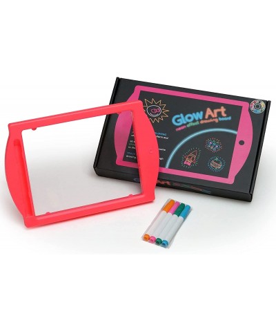 Glow Art Unique Craft Kit | Light Up Kids Art Set | Includes Neon Effect Drawing Board with A Built-in Stand and 4 Fluorescen...