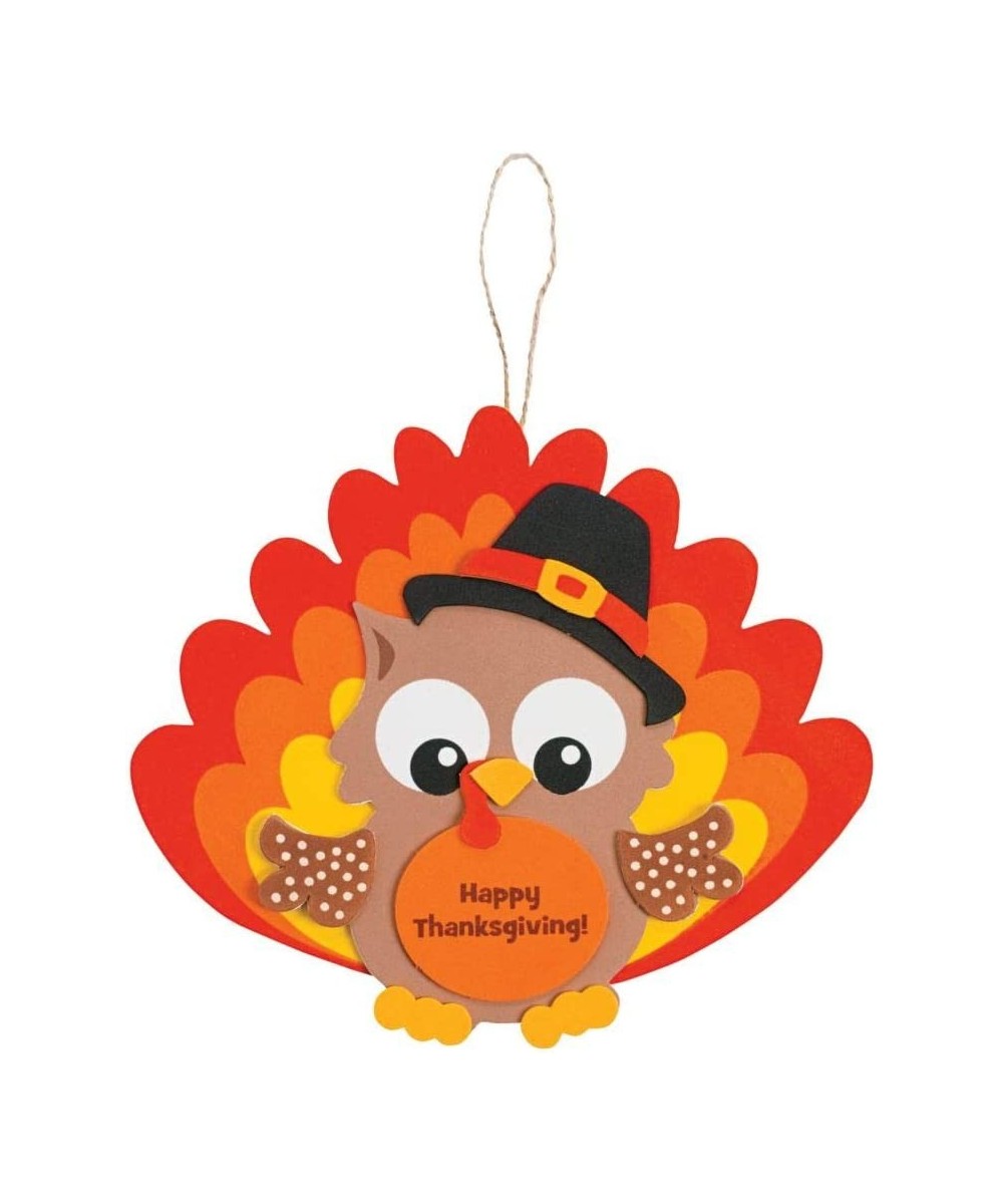 Owl Turkey Foam Ornament Craft Kit - Crafts for Kids and Fun Home Activities $17.48 Craft Kits