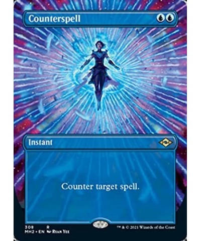 Magic: the Gathering - Counterspell (308) - Borderless - Foil - Modern Horizons 2 $30.00 Card Games