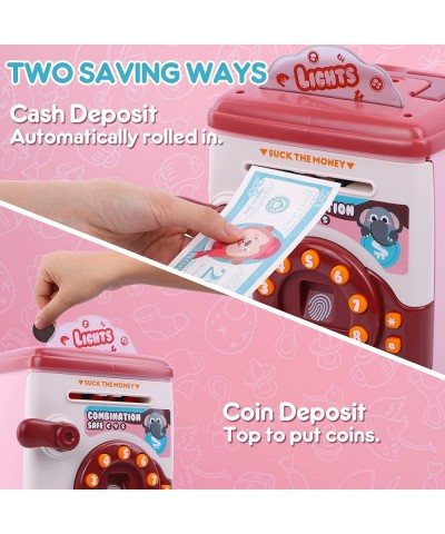 Electronic Piggy Bank Mini ATM Password Safe Coin Banks with Fingerprint Kids Money Safe Bank Best Toy Gifts for Boys Girls $...