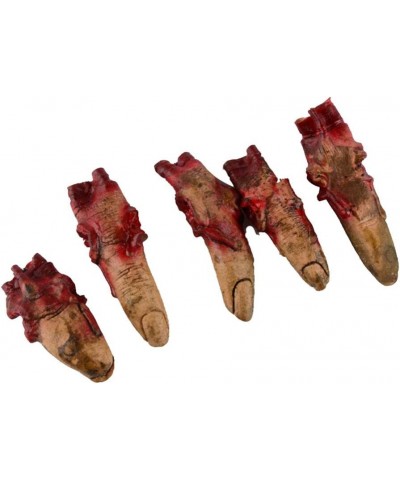 5Pcs Halloween Bloody Fake Fingers Realistic Severed Fingers Broken Zombie Fingers Scary Prank Fingers Props for Halloween Ha...