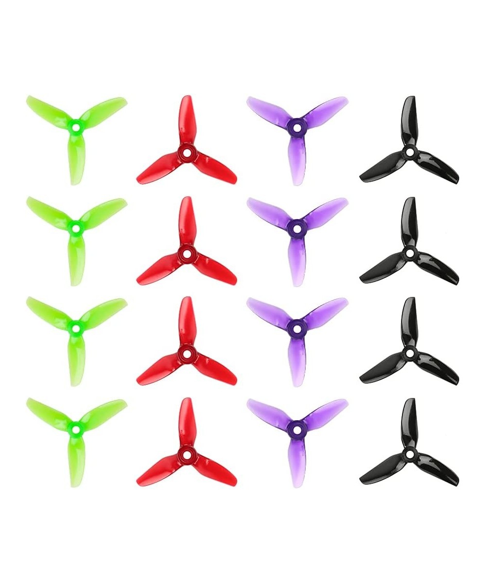 16pcs 3x4x3 Tri-Blade Propeller 3 inch Props for RC FPV Drone Quadcopter (4sets mix color) $22.73 Hobby RC Quadcopters & Mult...