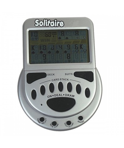 CS3010 Mega Screen Solitaire Handheld Electronic Game Blue $43.33 Kids' Handheld Games