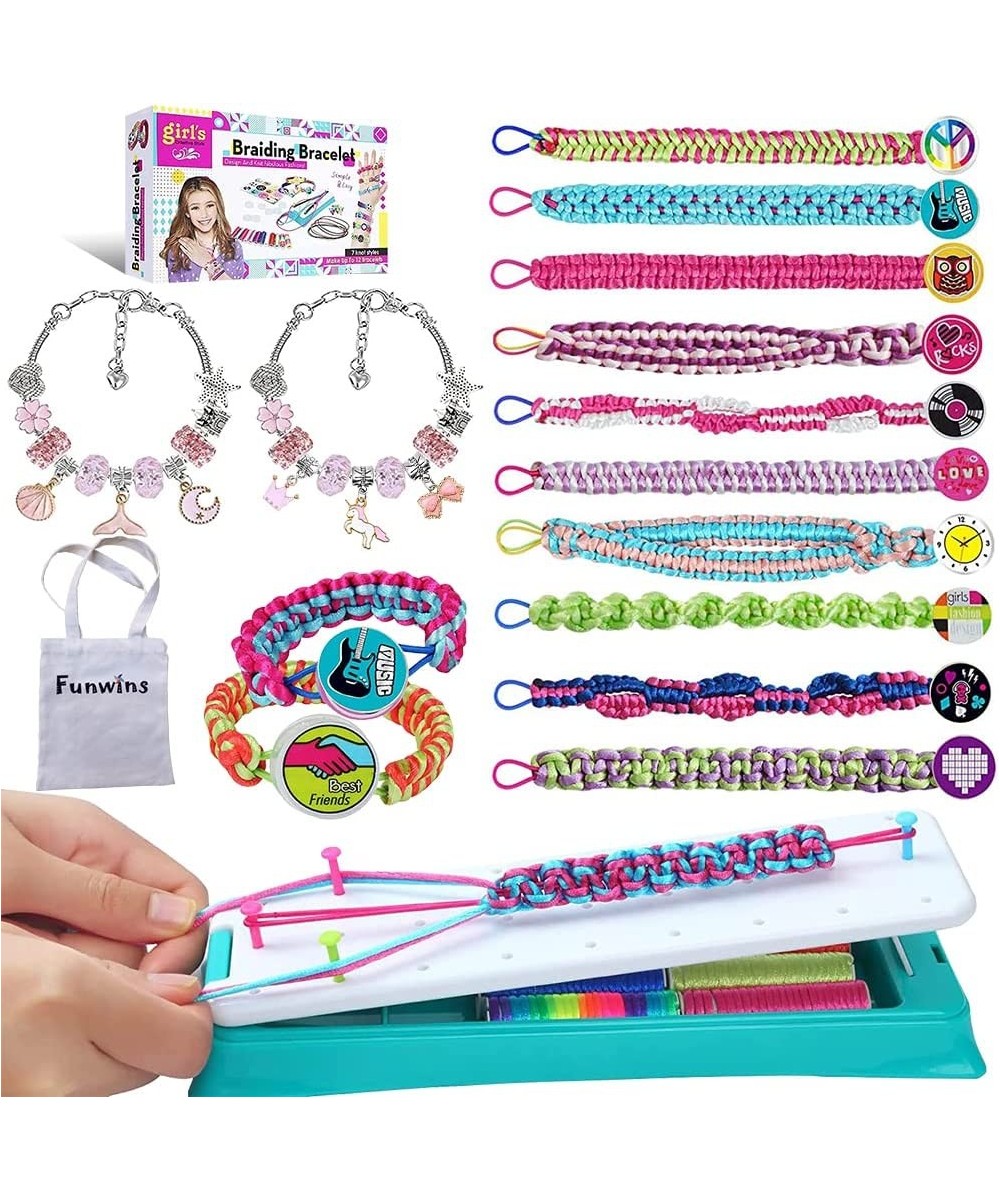 Friendship Bracelet Making Kit for Girls - Arts and Crafts Jewelry Making Toys for 5 6 7 8 9 10 11 12 Years Old Gifts for Kid...