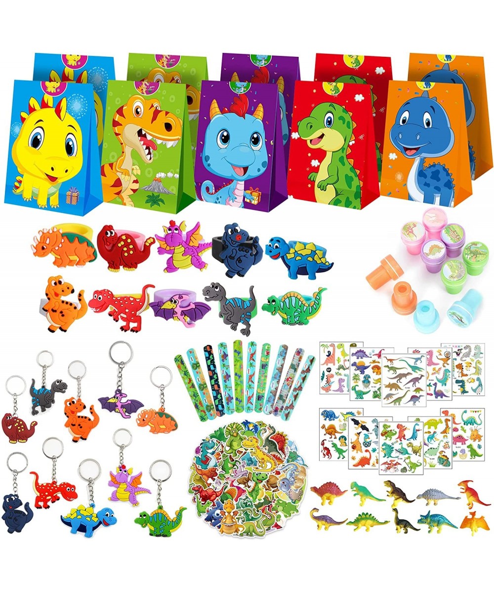 120Pcs Dinosaur Party Favors Set with Gift Bag Ideal Gift for Carnival Prizes Prize Box Gift Pinata Goodie Bag Stuffers Dino ...