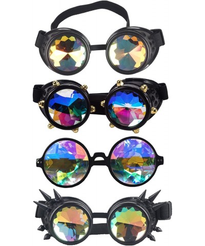 Kaleidoscope Rave Rainbow Crystal Lenses Vintage Goggles Glasses $24.72 Prisms & Kaleidoscopes