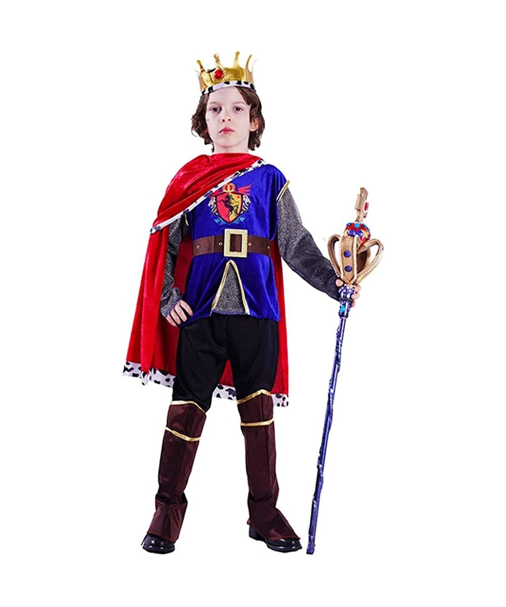 Halloween Clothes for Boys red Devil Clothes King Clothes Funky Punk Droll Clothes Boy's Costume for Festival $32.66 Kids' Co...