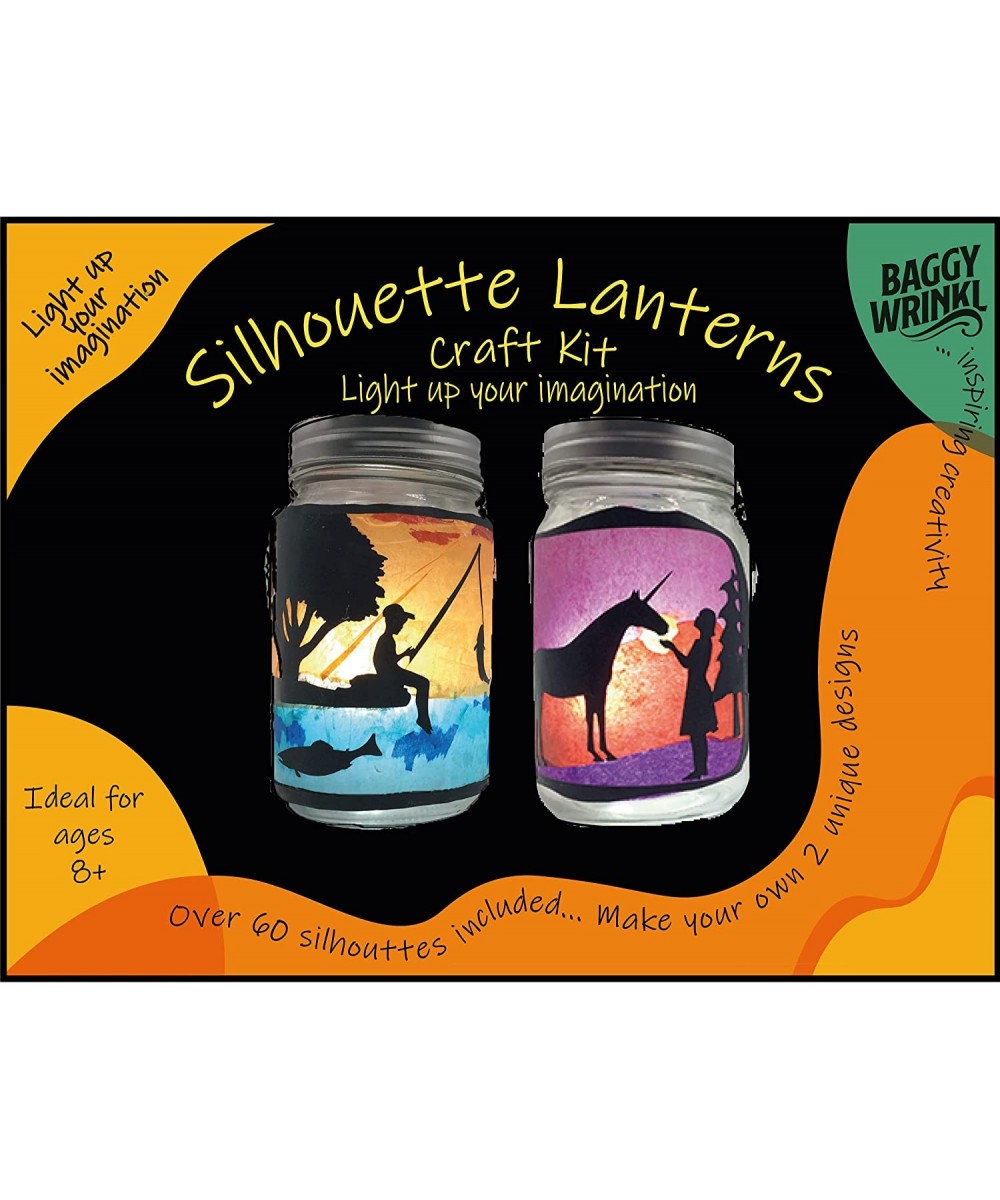 Lantern Craft KIT – Arts and Crafts Gift/Activity/Projects/Party for Girls/Boys/Kids/Teens. DIY Make Your Own Silhouette Lant...