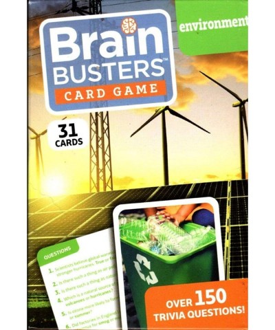 Card Game - Environment - with Over 150 Trivia Questions - Educational Flash Cards $15.89 Educational Flash Cards