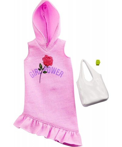 Clothes: Pink Hoodie Dress Plus 2 Accessories Dolls Gift for 3 to 7 Year Olds GHW77 $22.27 Dolls