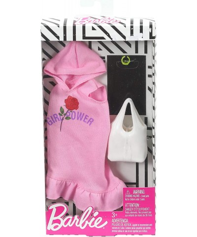 Clothes: Pink Hoodie Dress Plus 2 Accessories Dolls Gift for 3 to 7 Year Olds GHW77 $22.27 Dolls