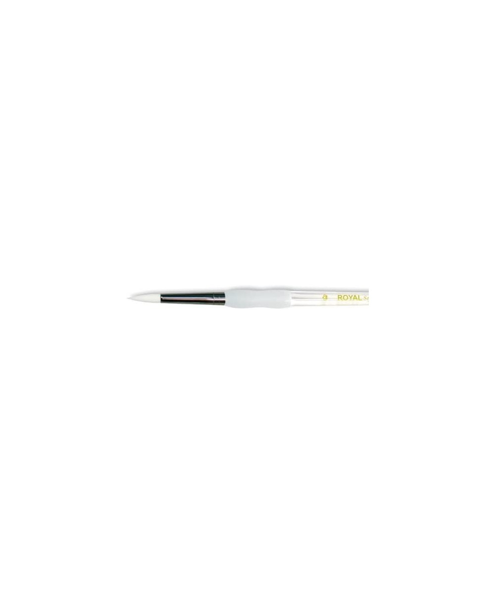 Soft-Grip White Taklon Round Brush-Size 4 $12.95 Kids' Drawing & Writing Boards