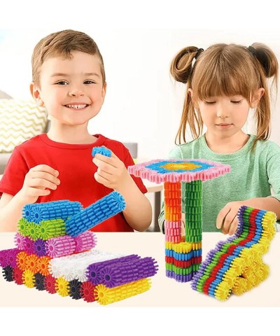 Gears Interlocking Learning Set Manipulatives Building Kit Toys with Tote 100 Pcs - Occupational Therapy - 10 Colors- Resourc...