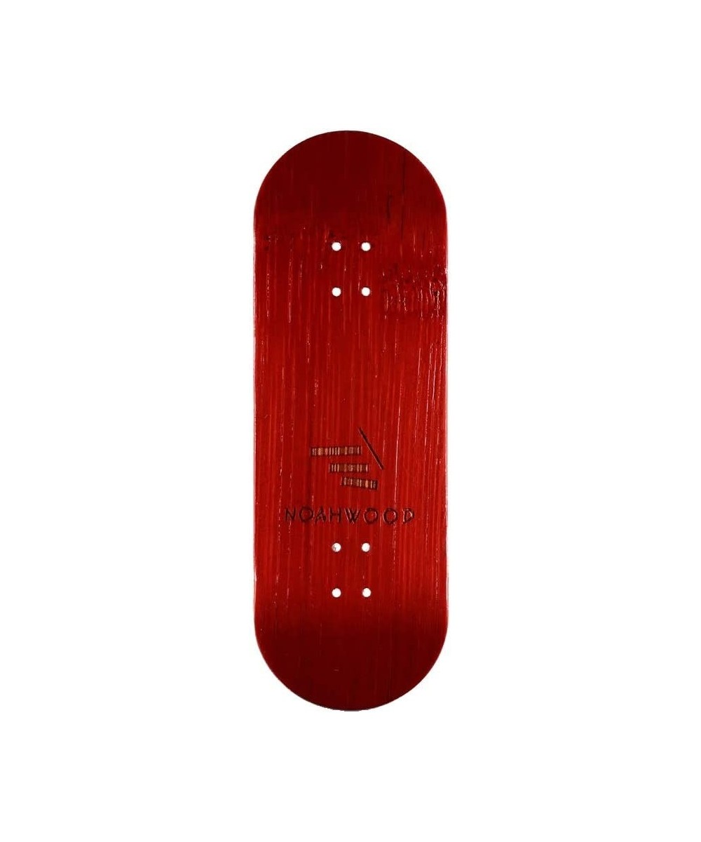 X Fingerbird PRO 6-Layer Bamboo Handmade Fingerboards Deck (King of Skate Red 100x33mm Deck) $31.78 Finger Toys