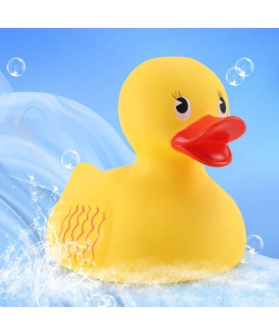 10" Jumbo Classic Yellow Rubber Duck Bathtime Toy | Floating Fun Pool Preschool Bathtub Toy | Giant Flexible Large Yellow Duc...