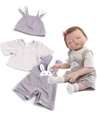 Reborn Baby Girl Dolls Clothes 18-20 inches Newborn Baby Girl Doll Outfit Accessories Set $33.24 Doll Accessories