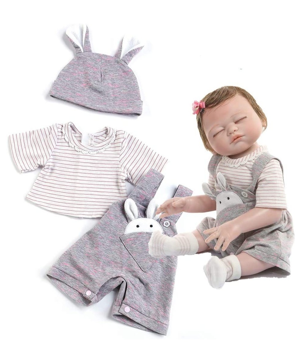 Reborn Baby Girl Dolls Clothes 18-20 inches Newborn Baby Girl Doll Outfit Accessories Set $33.24 Doll Accessories