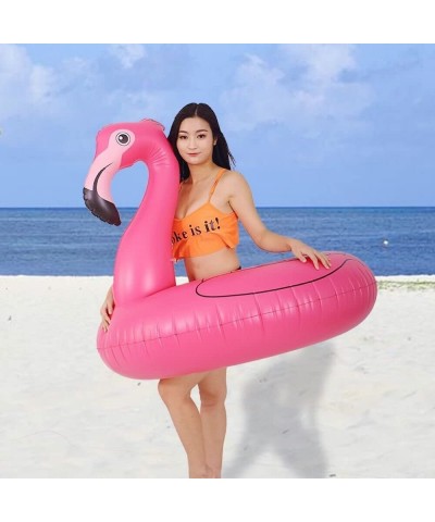 Flamingo Float Inflatable Flamingo Pool Float Tube for Party 41 Inches Pink Flamingo Float for Ages 9+ $40.78 Swimming Pool &...