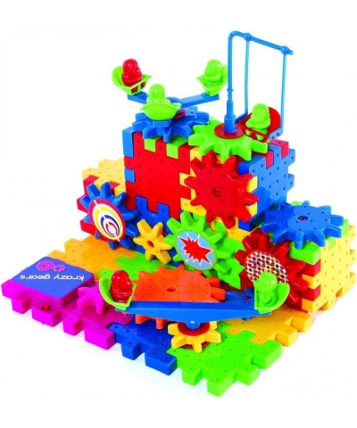 Gear Building Toy Set - Interlocking Learning Blocks - Motorized Spinning Gears - 81 Piece Playground Edition $24.64 Toy Inte...