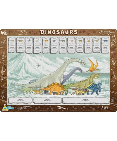 Dinosaurs Placemat $15.25 Puzzle Play Mats