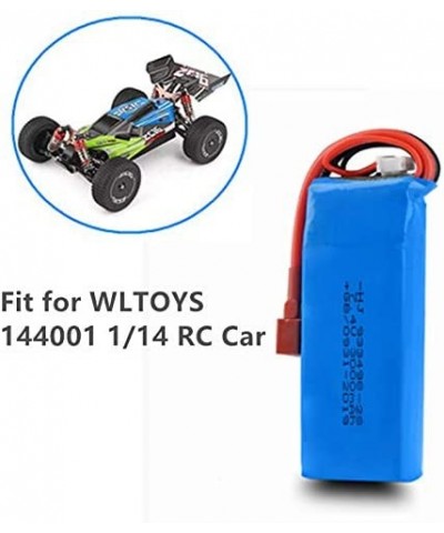 7.4V 3000mAh Lipo Battery T Plug for WLTOYS 144001 1/14 RC Car Upgrade Parts 2 Pack with USB Charger $67.92 Hobby Remote & Ap...